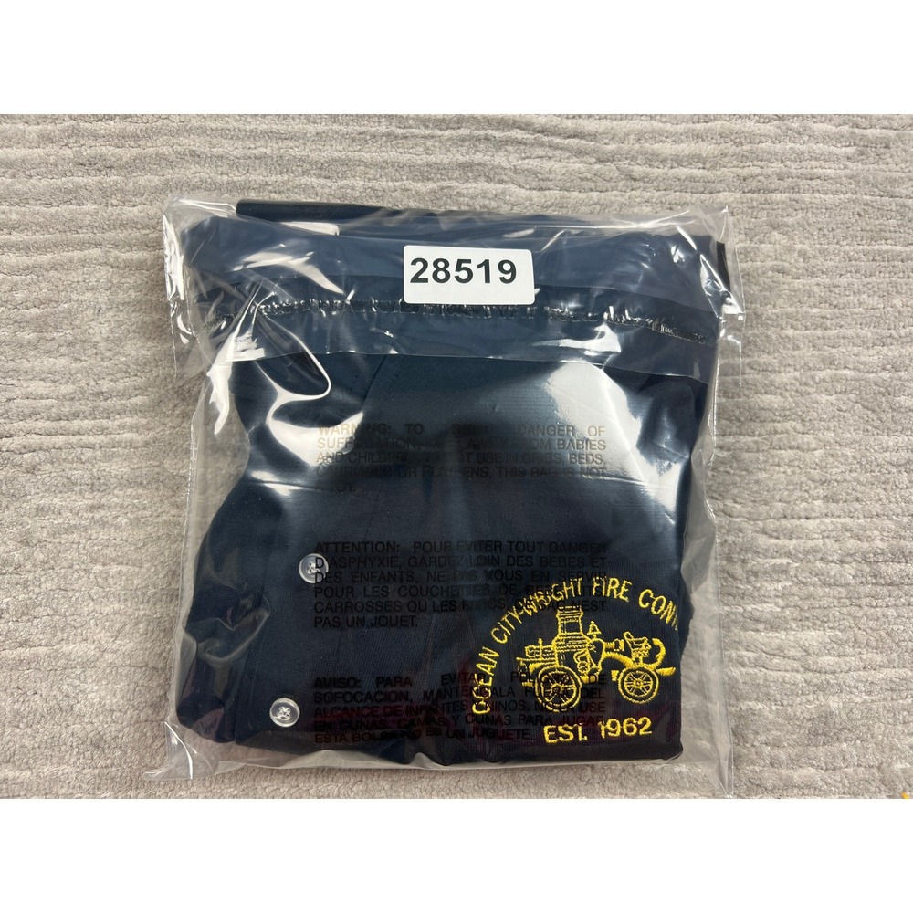 Hartwell Polo Shirt Mens XXL Black Ocean City-Wright Fire Dist Vintage Made USA - Picture 10 of 10